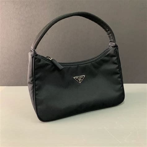 prada nylon hobo bag|prada nylon bag vintage.